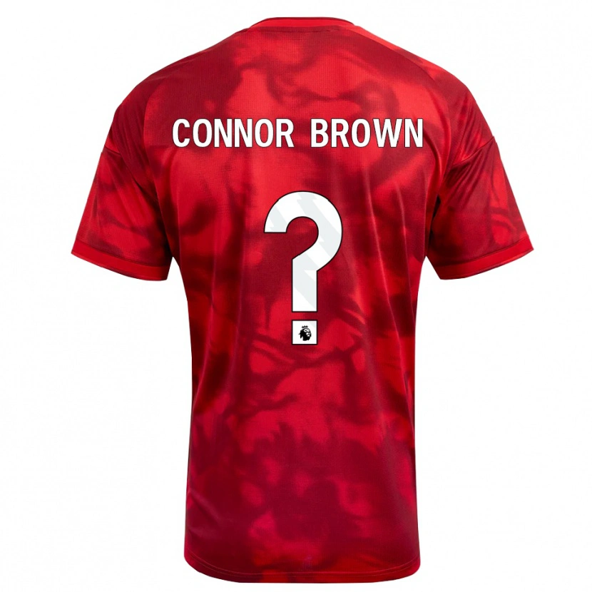 Danxen Herren Connor Brown #0 Karmesin Weiß Heimtrikot Trikot 2026/27 T-Shirt