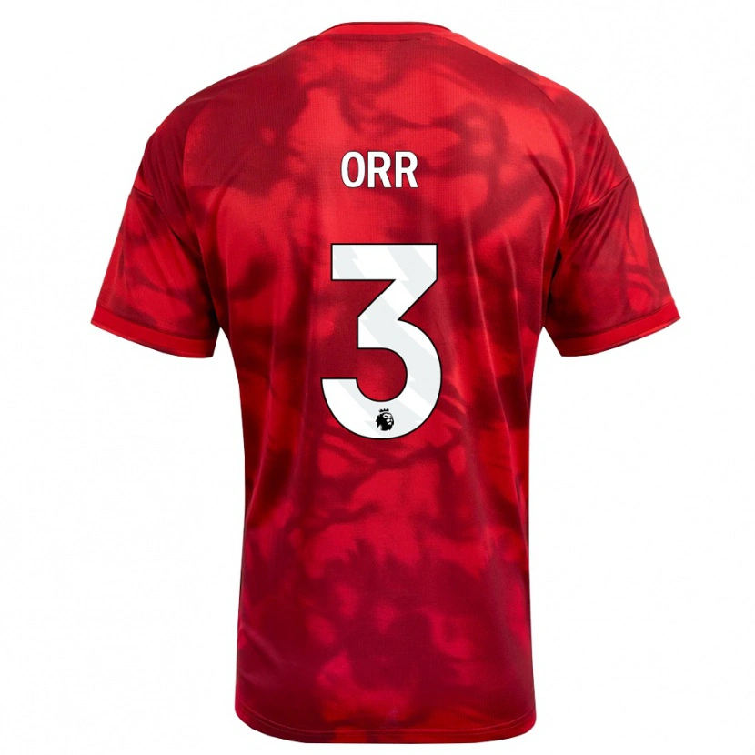 Danxen Herren Matthew Orr #3 Karmesin Weiß Heimtrikot Trikot 2026/27 T-Shirt