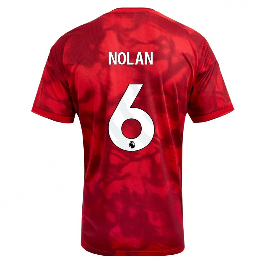 Danxen Herren Sonny Nolan #6 Karmesin Weiß Heimtrikot Trikot 2026/27 T-Shirt