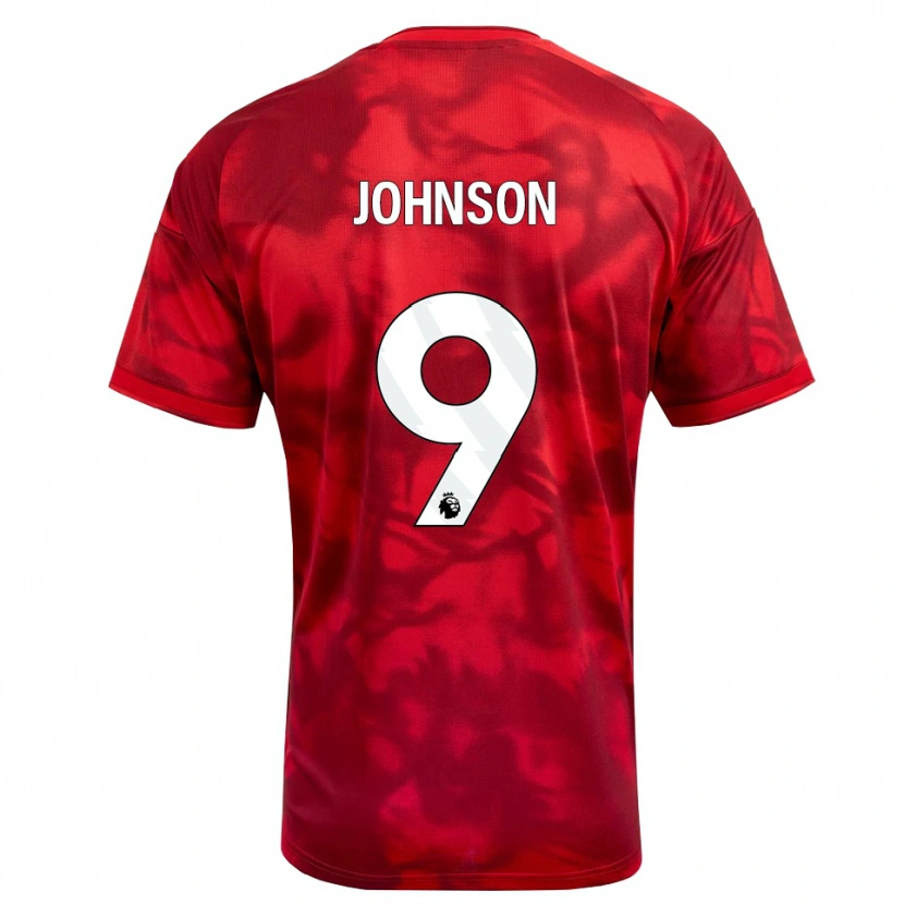Danxen Herren Melissa Johnson #9 Karmesin Weiß Heimtrikot Trikot 2026/27 T-Shirt