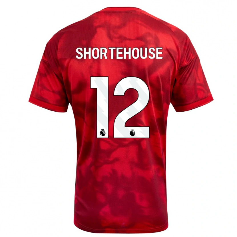 Danxen Herren Michael Shortehouse #12 Karmesin Weiß Heimtrikot Trikot 2026/27 T-Shirt