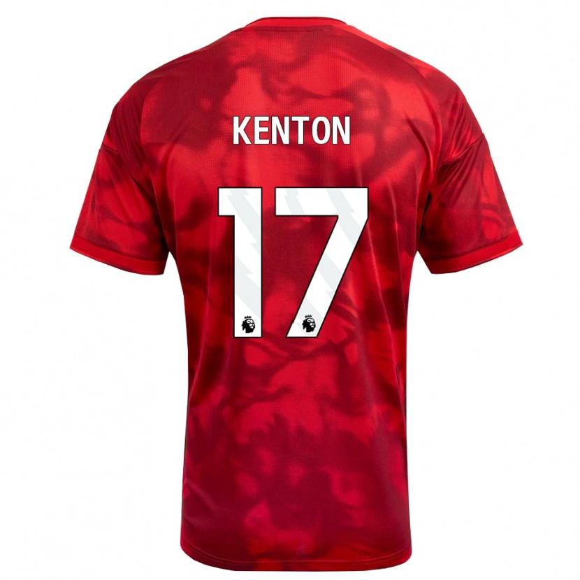Danxen Herren Kamai Kenton #17 Karmesin Weiß Heimtrikot Trikot 2026/27 T-Shirt