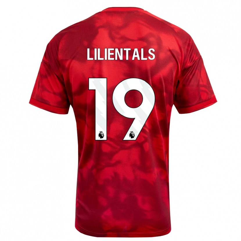 Danxen Herren Matiss Lilientals #19 Karmesin Weiß Heimtrikot Trikot 2026/27 T-Shirt
