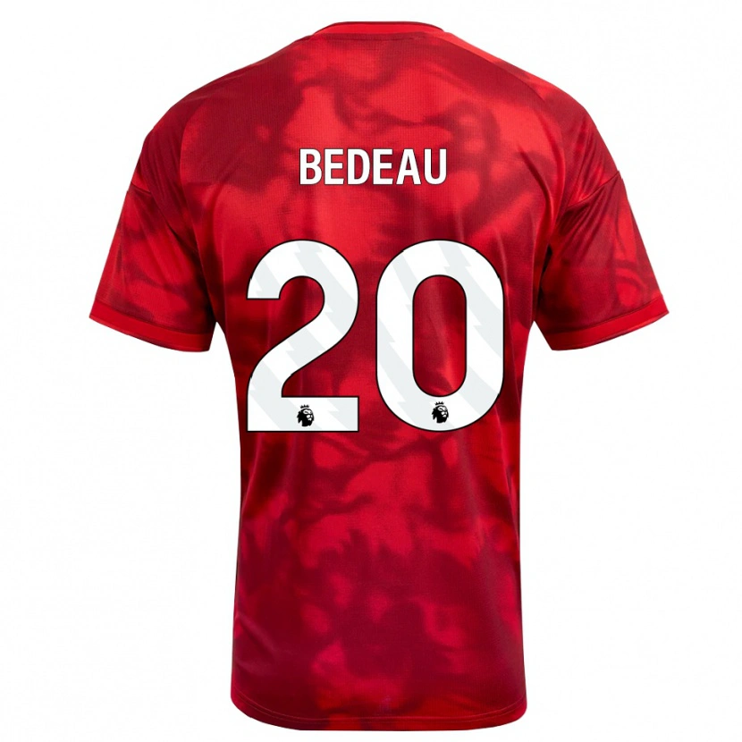 Danxen Herren Naomi Bedeau #20 Karmesin Weiß Heimtrikot Trikot 2026/27 T-Shirt