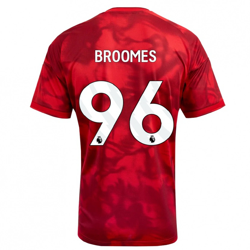 Danxen Herren Ethan Broomes #96 Karmesin Weiß Heimtrikot Trikot 2026/27 T-Shirt