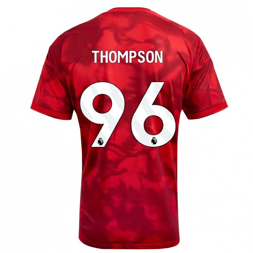 Danxen Herren Kalum Thompson #96 Karmesin Weiß Heimtrikot Trikot 2026/27 T-Shirt