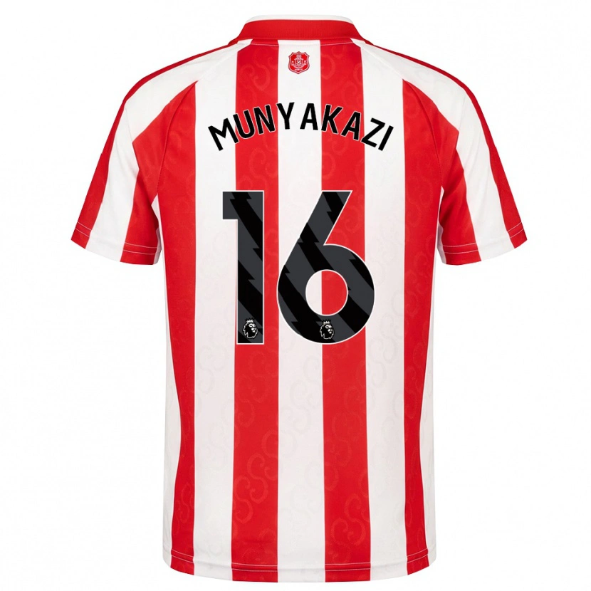 Danxen Herren Kay Munyakazi #16 Rot Weiß Schwarz Heimtrikot Trikot 2026/27 T-Shirt