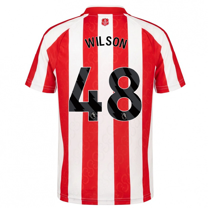Danxen Herren Callum Wilson #48 Rot Weiß Schwarz Heimtrikot Trikot 2026/27 T-Shirt