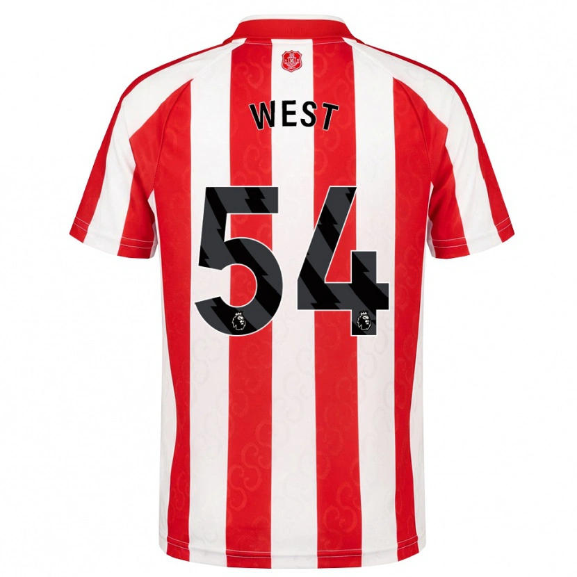 Danxen Herren Ella West #54 Rot Weiß Schwarz Heimtrikot Trikot 2026/27 T-Shirt