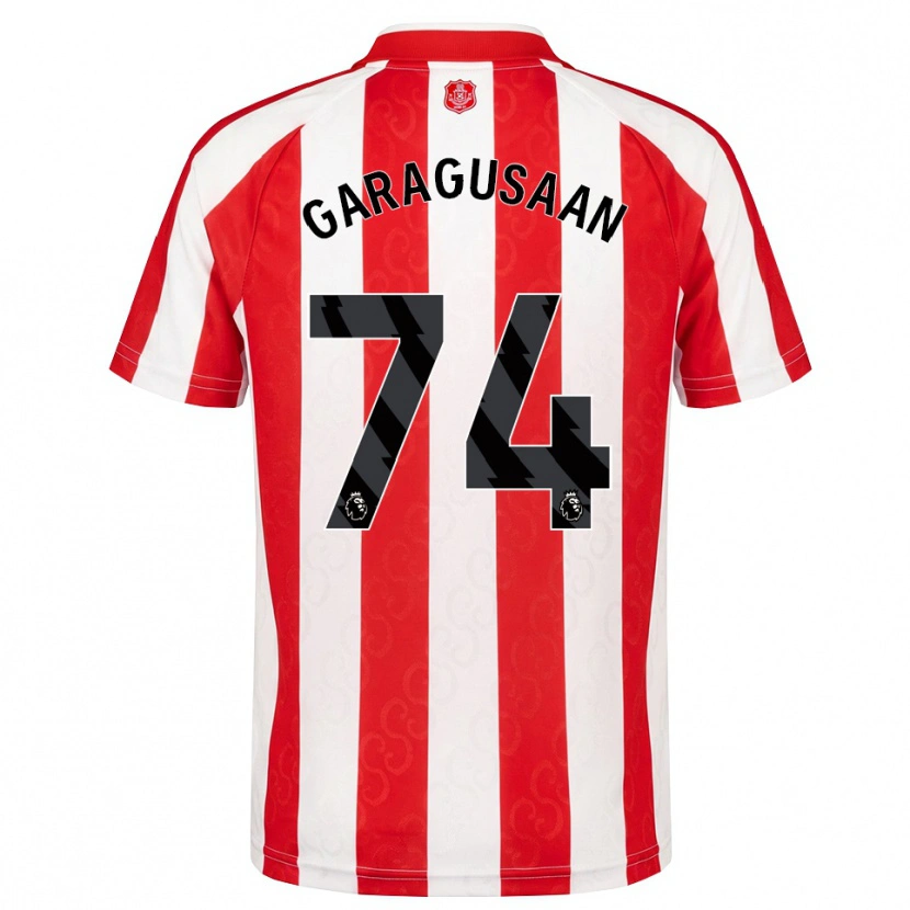 Danxen Herren Finn Geragusyan #74 Rot Weiß Schwarz Heimtrikot Trikot 2026/27 T-Shirt