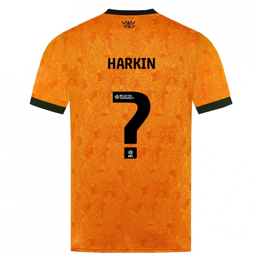 Danxen Herren Lee Harkin #0 Orange Schwarz Heimtrikot Trikot 2026/27 T-Shirt