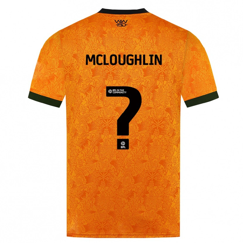 Danxen Herren Lee Mcloughlin #0 Orange Schwarz Heimtrikot Trikot 2026/27 T-Shirt
