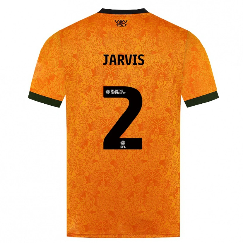 Danxen Herren Ryan Jarvis #2 Orange Schwarz Heimtrikot Trikot 2026/27 T-Shirt
