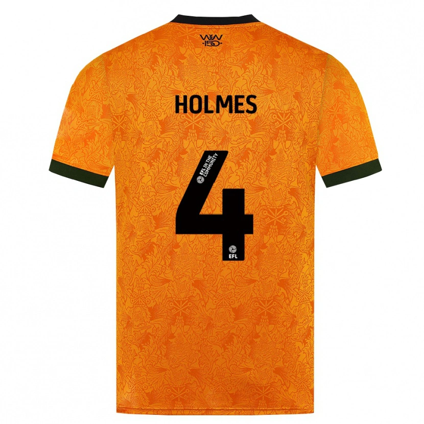 Danxen Herren Summer Holmes #4 Orange Schwarz Heimtrikot Trikot 2026/27 T-Shirt