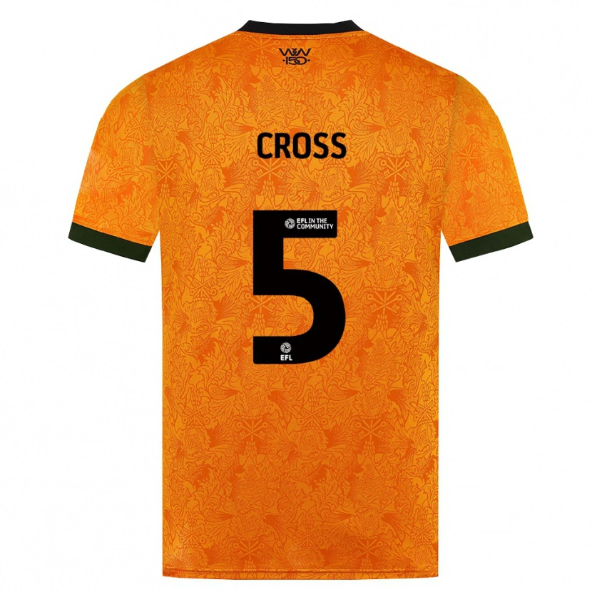 Danxen Herren Emma Cross #5 Orange Schwarz Heimtrikot Trikot 2026/27 T-Shirt
