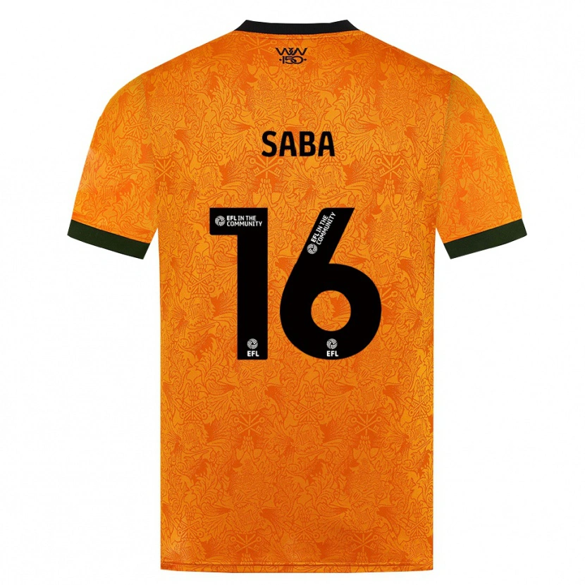 Danxen Herren Elliot Saba #16 Orange Schwarz Heimtrikot Trikot 2026/27 T-Shirt