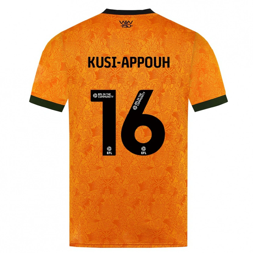 Danxen Herren Kenzo Kusi-Appouh #16 Orange Schwarz Heimtrikot Trikot 2026/27 T-Shirt