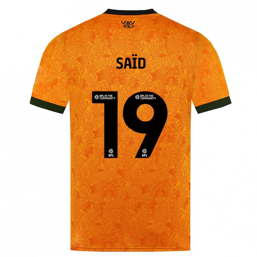 Danxen Herren Rafiki Saïd #19 Orange Schwarz Heimtrikot Trikot 2026/27 T-Shirt