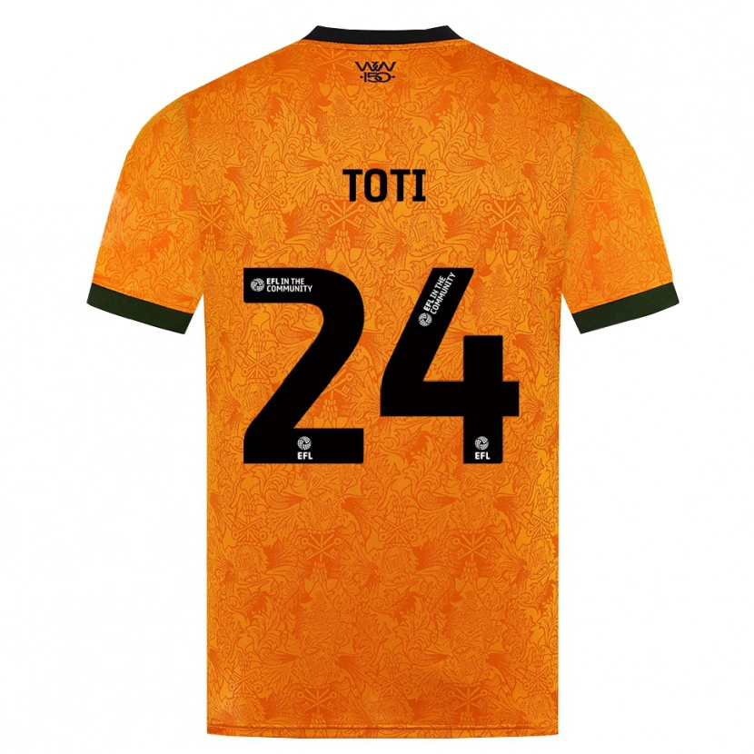 Danxen Herren Tote António Gomes #24 Orange Schwarz Heimtrikot Trikot 2026/27 T-Shirt