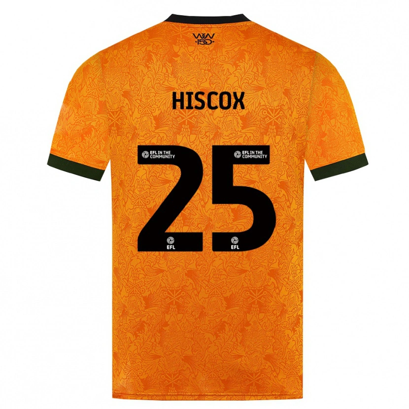 Danxen Herren Amelia Hiscox #25 Orange Schwarz Heimtrikot Trikot 2026/27 T-Shirt