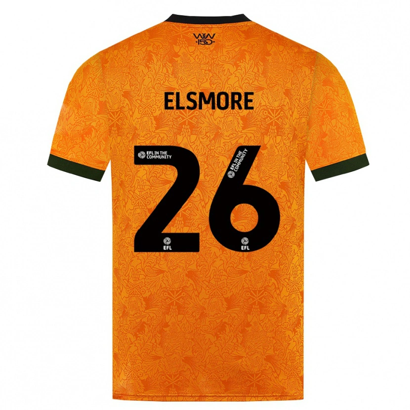 Danxen Herren Ria Elsmore #26 Orange Schwarz Heimtrikot Trikot 2026/27 T-Shirt