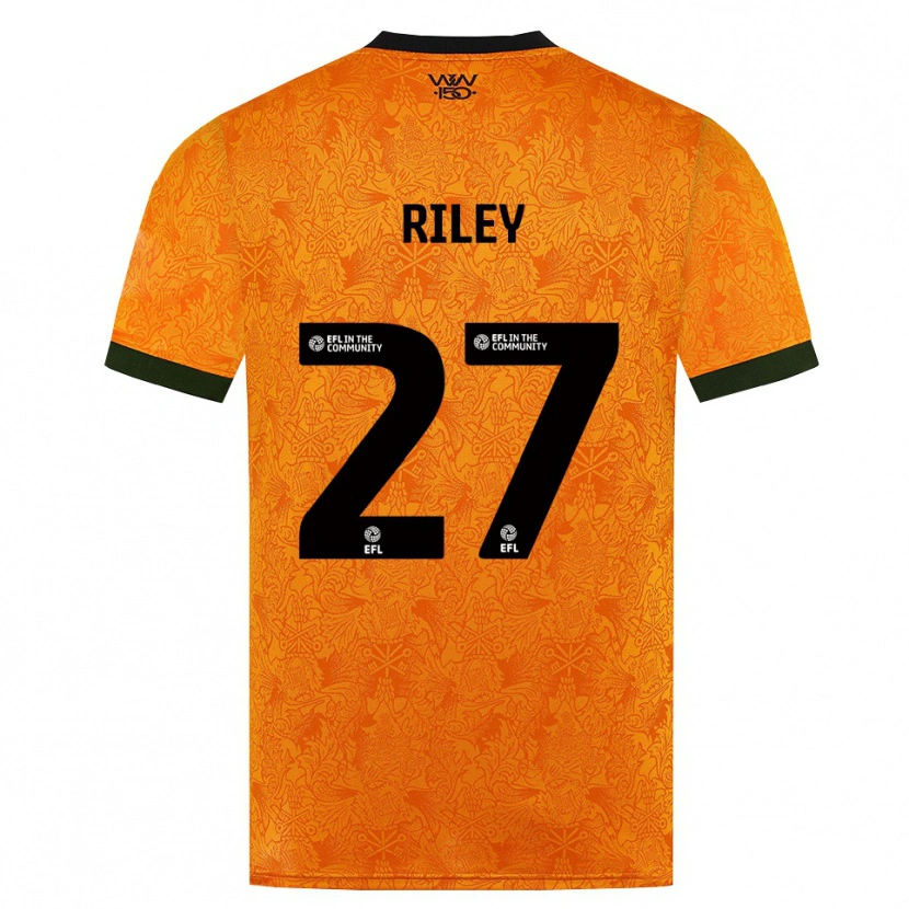Danxen Herren Lauren Riley #27 Orange Schwarz Heimtrikot Trikot 2026/27 T-Shirt