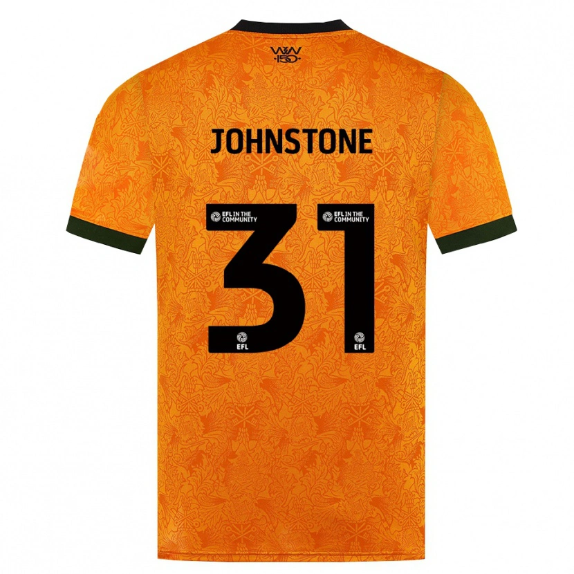 Danxen Herren Sam Johnstone #31 Orange Schwarz Heimtrikot Trikot 2026/27 T-Shirt