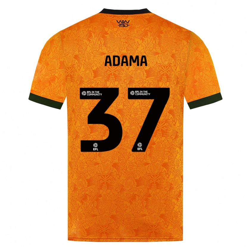 Danxen Herren Adama Traore #37 Orange Schwarz Heimtrikot Trikot 2026/27 T-Shirt