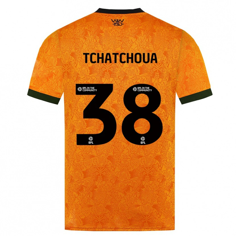 Danxen Herren Jackson Tchatchoua #38 Orange Schwarz Heimtrikot Trikot 2026/27 T-Shirt