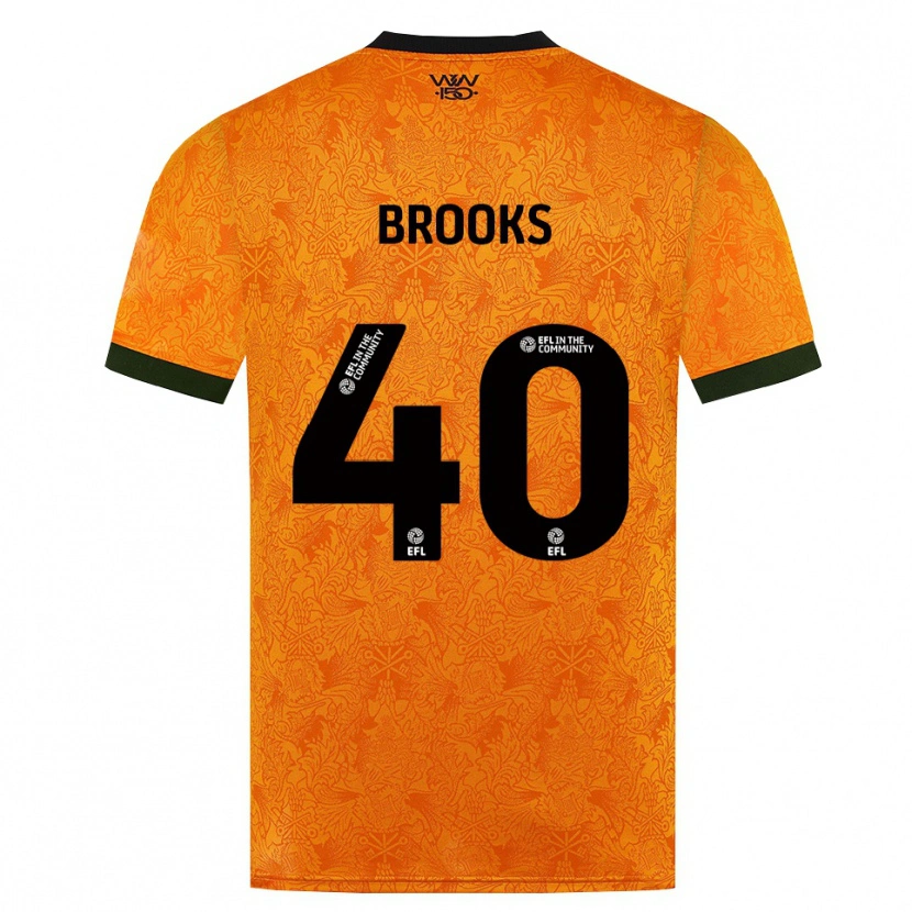 Danxen Herren Alfie Brooks #40 Orange Schwarz Heimtrikot Trikot 2026/27 T-Shirt