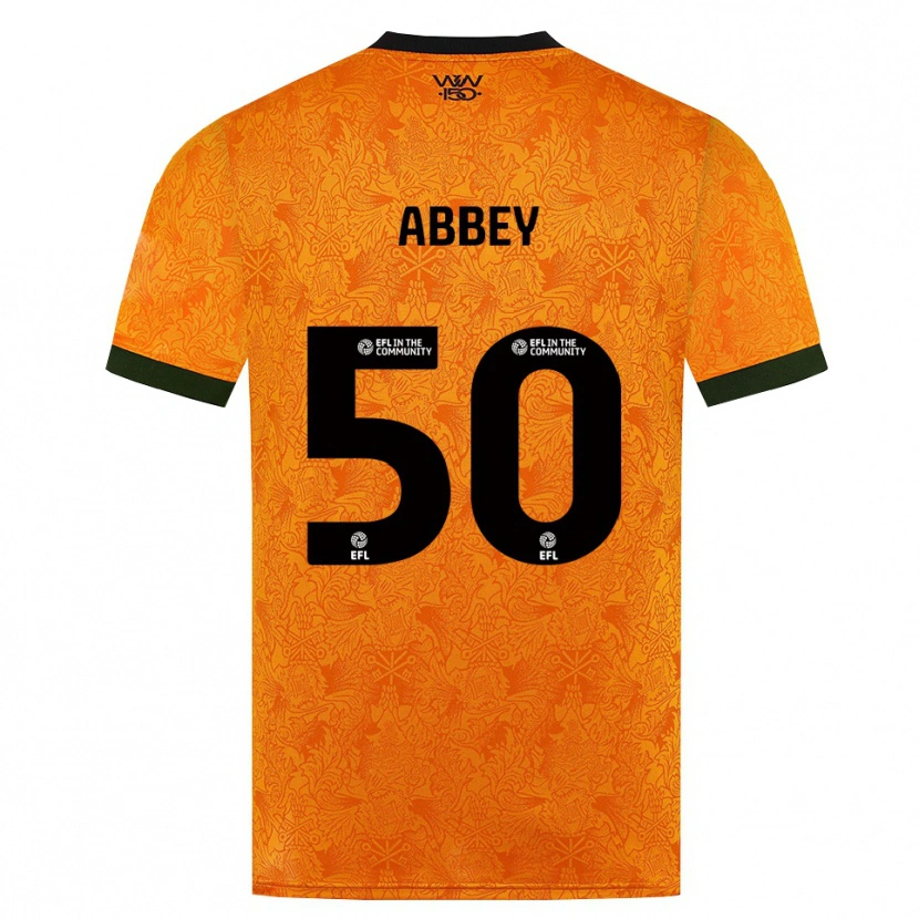 Danxen Herren Jerome Abbey #50 Orange Schwarz Heimtrikot Trikot 2026/27 T-Shirt