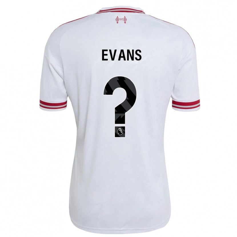 Danxen Herren Noah Evans #0 Rot Weiß Auswärtstrikot Trikot 2026/27 T-Shirt