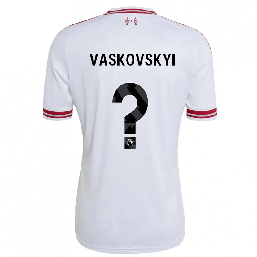 Danxen Herren Myroslav Vaskovskyi #0 Rot Weiß Auswärtstrikot Trikot 2026/27 T-Shirt