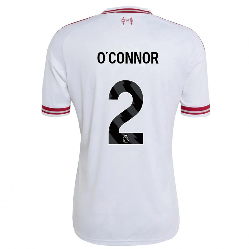Danxen Herren Oliver O'connor #2 Rot Weiß Auswärtstrikot Trikot 2026/27 T-Shirt