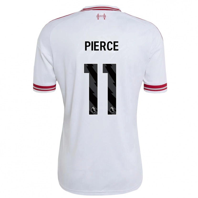 Danxen Herren Alfie Pierce #11 Rot Weiß Auswärtstrikot Trikot 2026/27 T-Shirt