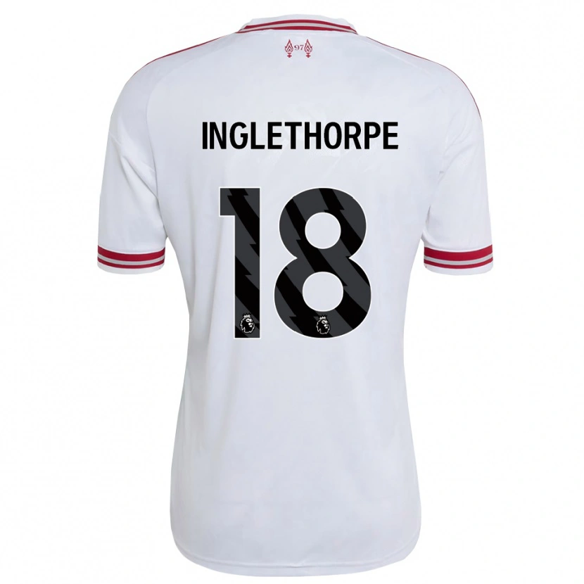 Danxen Herren Finn Inglethorpe #18 Rot Weiß Auswärtstrikot Trikot 2026/27 T-Shirt
