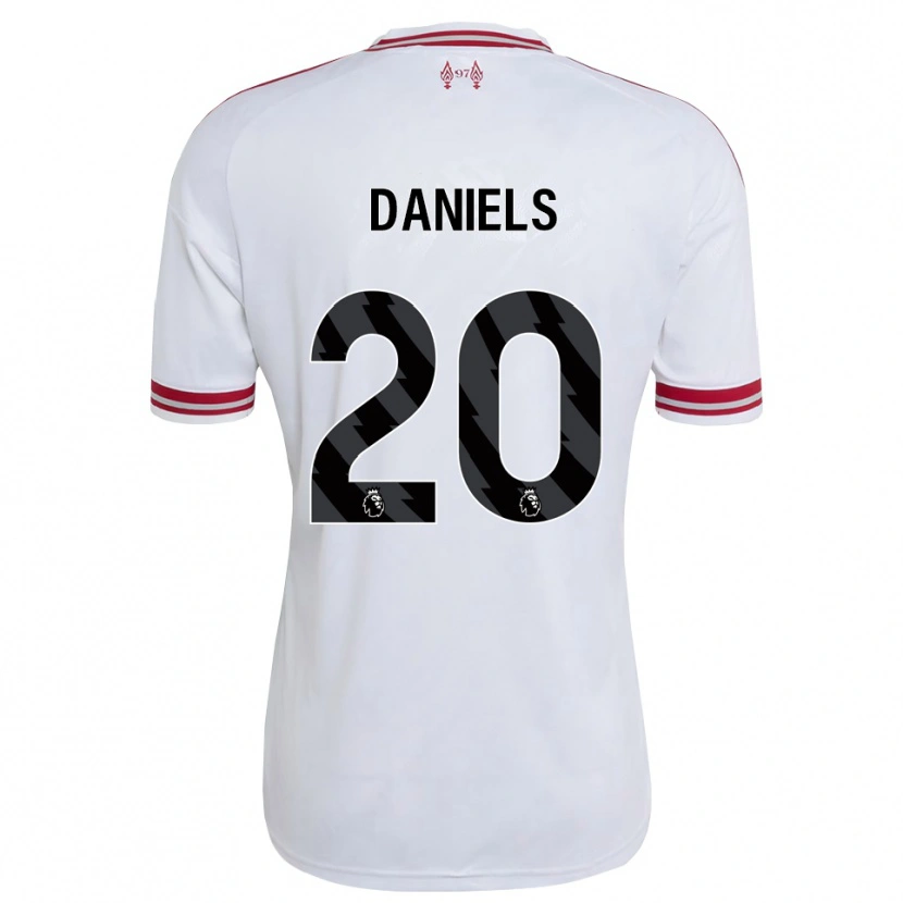 Danxen Herren Yana Daniels #20 Rot Weiß Auswärtstrikot Trikot 2026/27 T-Shirt
