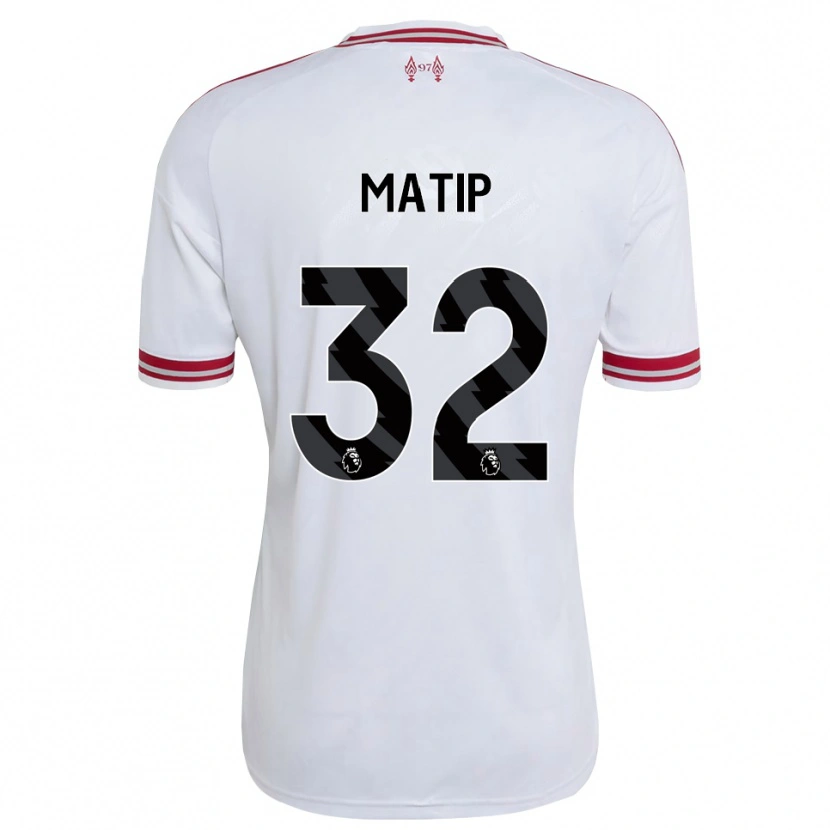 Danxen Herren Joel Matip #32 Rot Weiß Auswärtstrikot Trikot 2026/27 T-Shirt