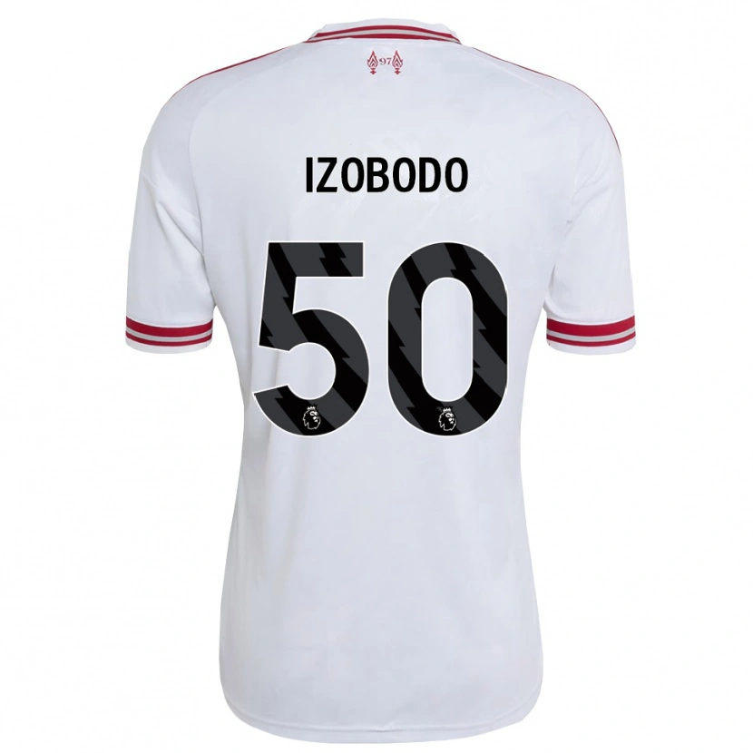 Danxen Herren Elijah Izobodo John #50 Rot Weiß Auswärtstrikot Trikot 2026/27 T-Shirt