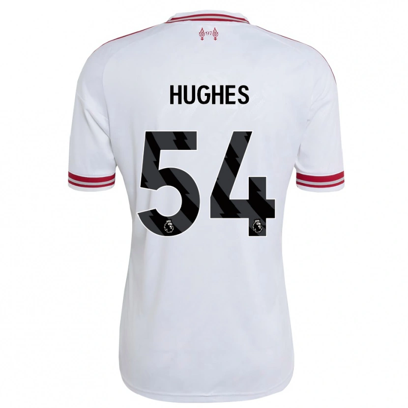 Danxen Herren Liam Hughes #54 Rot Weiß Auswärtstrikot Trikot 2026/27 T-Shirt