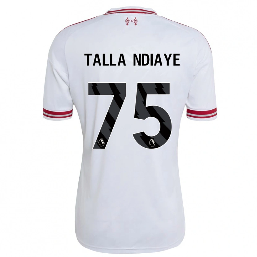 Danxen Herren Mor Talla Ndiaye #75 Rot Weiß Auswärtstrikot Trikot 2026/27 T-Shirt