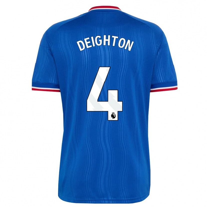 Danxen Herren Joe Deighton #4 Blau Weiß Rot Auswärtstrikot Trikot 2026/27 T-Shirt