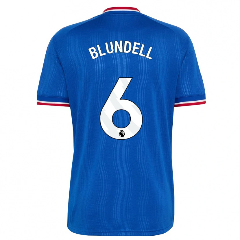 Danxen Herren Hannah Blundell #6 Blau Weiß Rot Auswärtstrikot Trikot 2026/27 T-Shirt