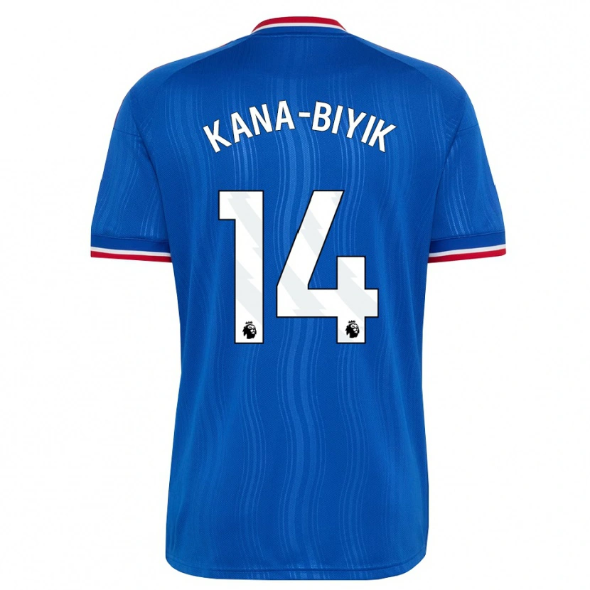 Danxen Herren Enzo Kana-Biyik #14 Blau Weiß Rot Auswärtstrikot Trikot 2026/27 T-Shirt