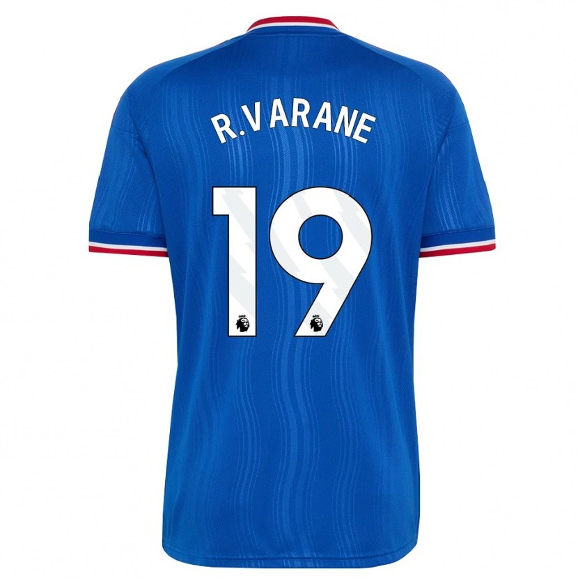 Danxen Herren Raphael Varane #19 Blau Weiß Rot Auswärtstrikot Trikot 2026/27 T-Shirt