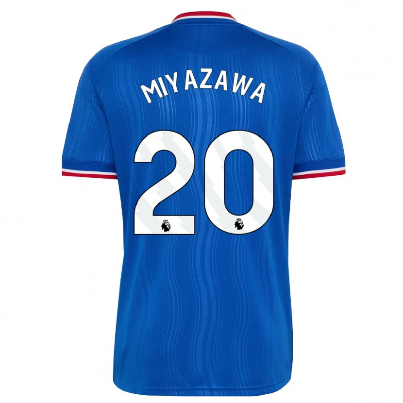 Danxen Herren Hinata Miyazawa #20 Blau Weiß Rot Auswärtstrikot Trikot 2026/27 T-Shirt