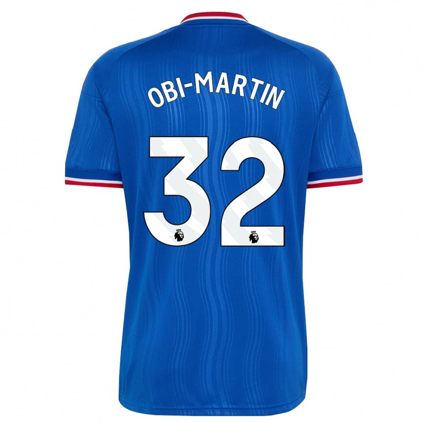 Danxen Herren Chido Obi #32 Blau Weiß Rot Auswärtstrikot Trikot 2026/27 T-Shirt