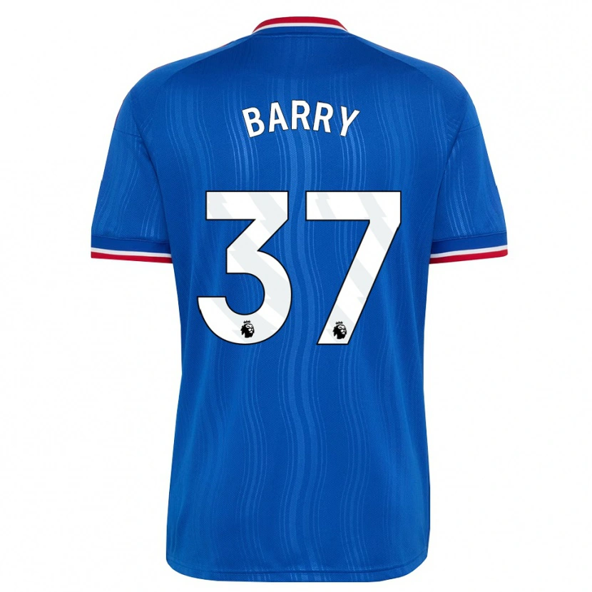 Danxen Herren Keira Barry #37 Blau Weiß Rot Auswärtstrikot Trikot 2026/27 T-Shirt