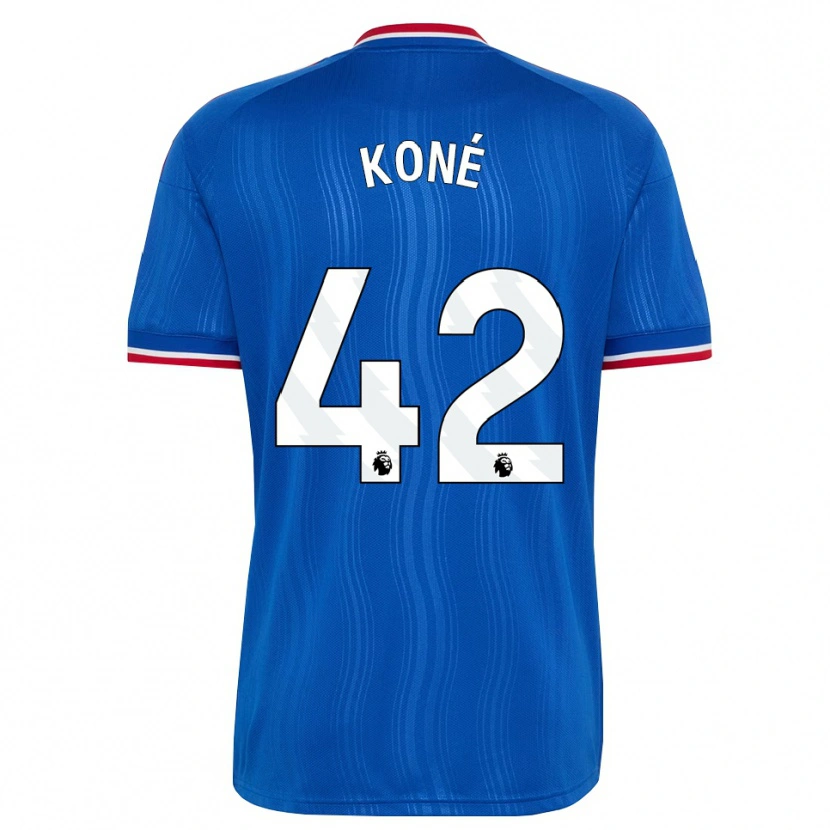 Danxen Herren Sékou Koné #42 Blau Weiß Rot Auswärtstrikot Trikot 2026/27 T-Shirt