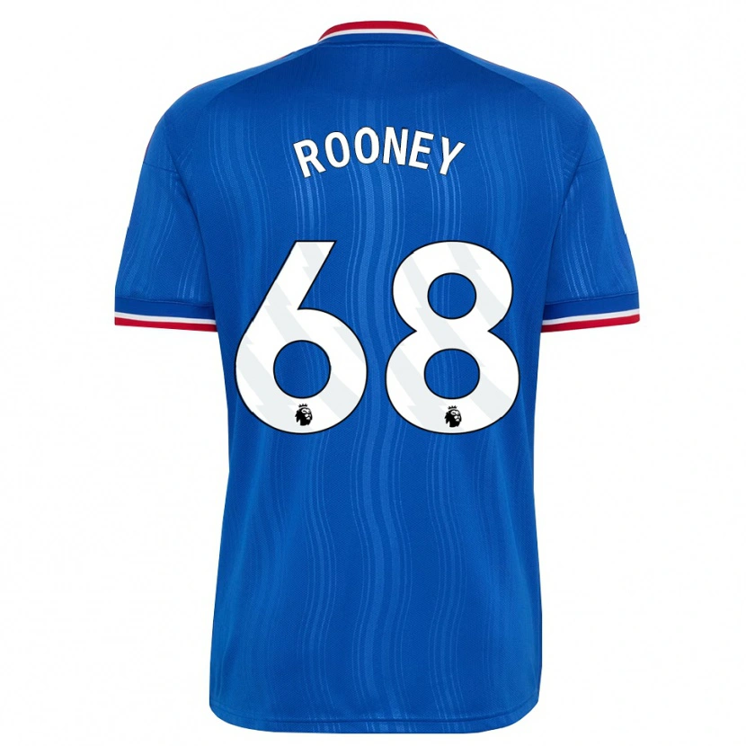 Danxen Herren Kai Rooney #68 Blau Weiß Rot Auswärtstrikot Trikot 2026/27 T-Shirt
